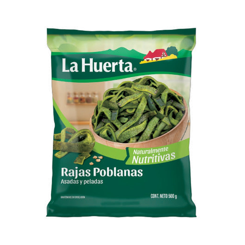 La Huerta Rajas Poblanas 500 g