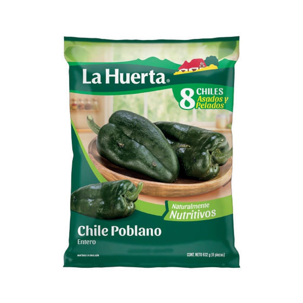 La Huerta Chile Poblano Entero 632 g
