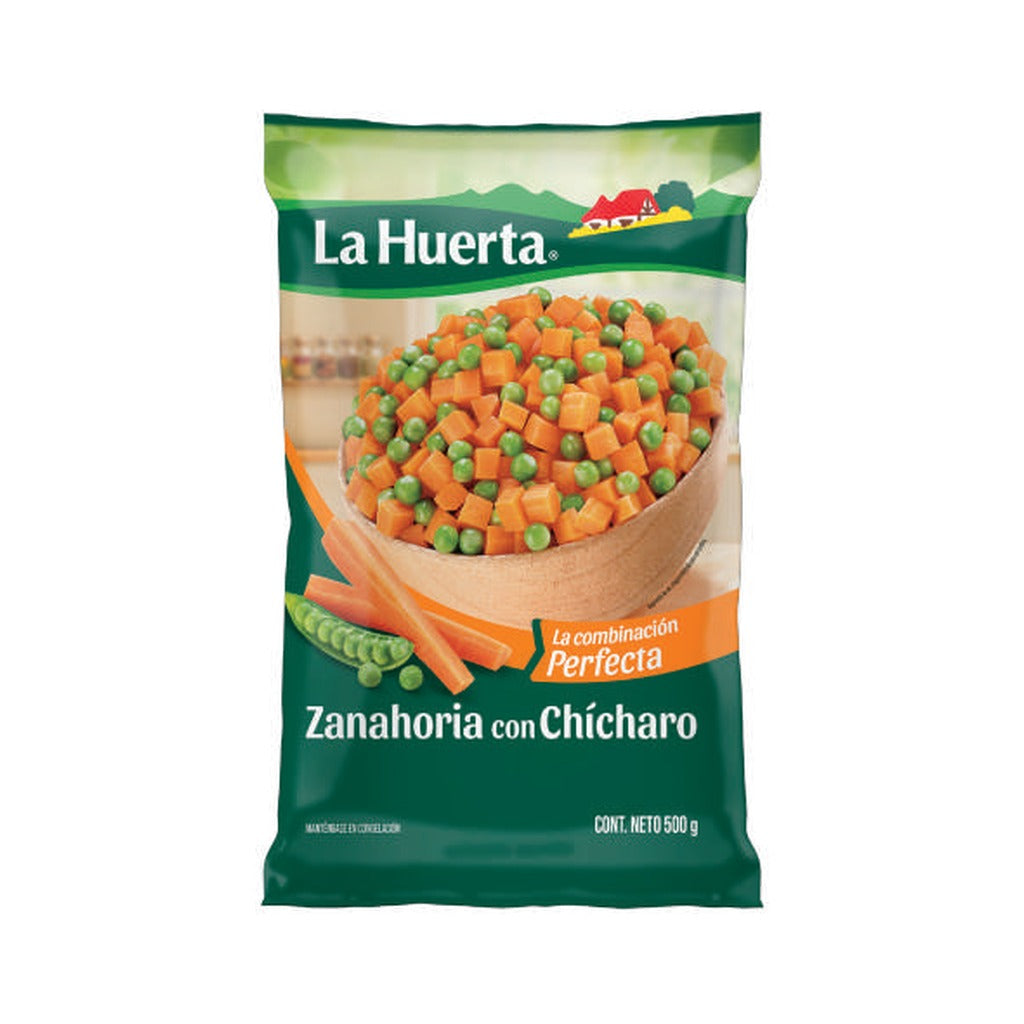 La Huerta Zanahoria Con Chícharo 500 g