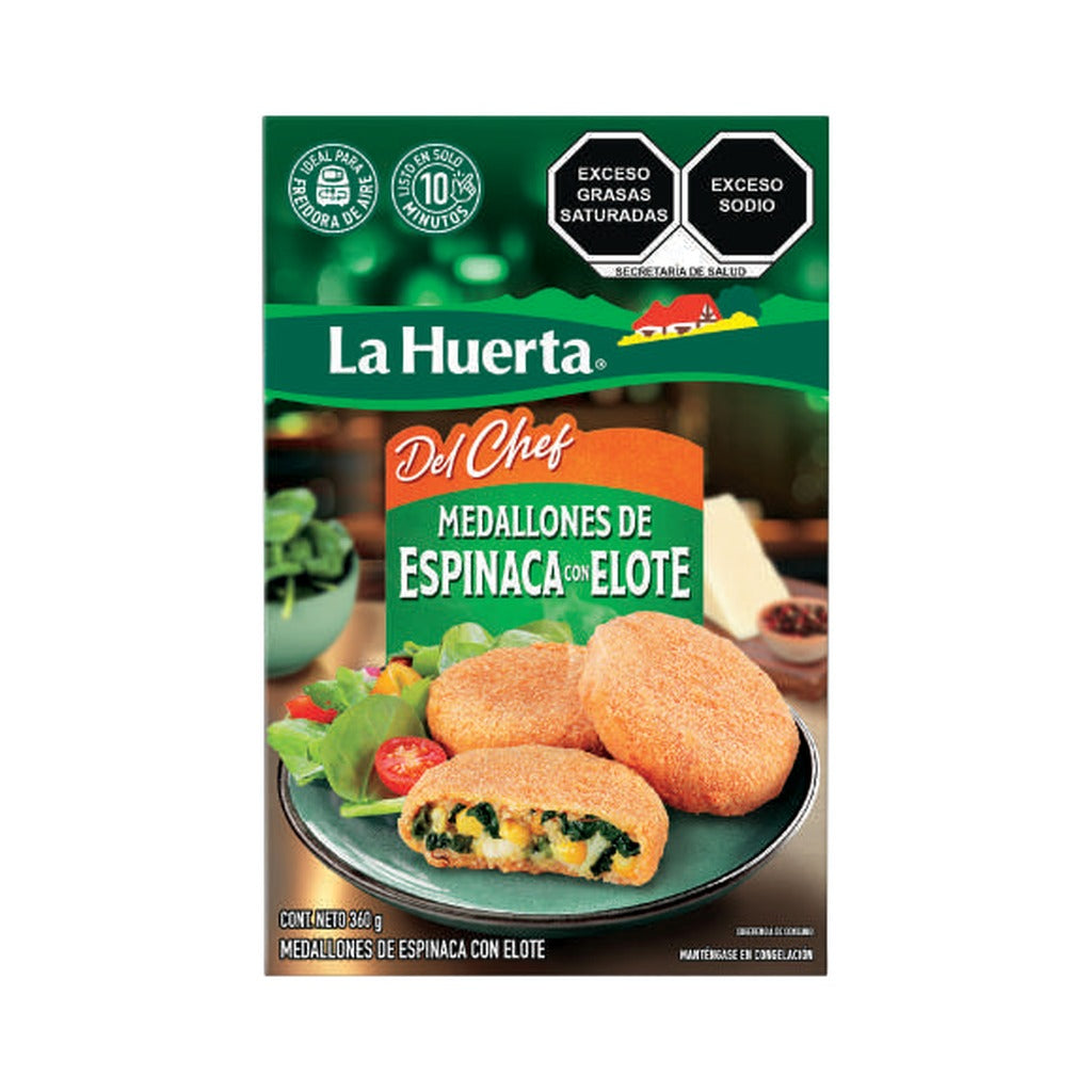 La Huerta Medallón Espinaca 360 g