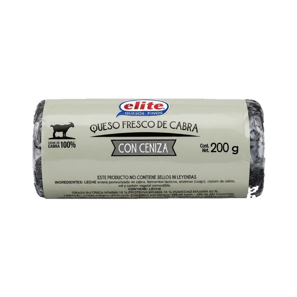 Elite Fresh Goat Cheese with Ash 200g