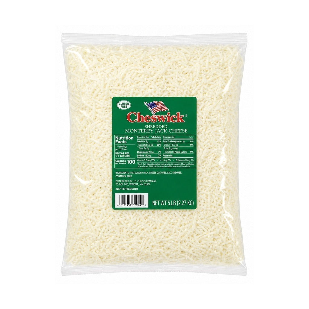 Cheswick Shredded Monterey Jack Cheese, 2.27kg