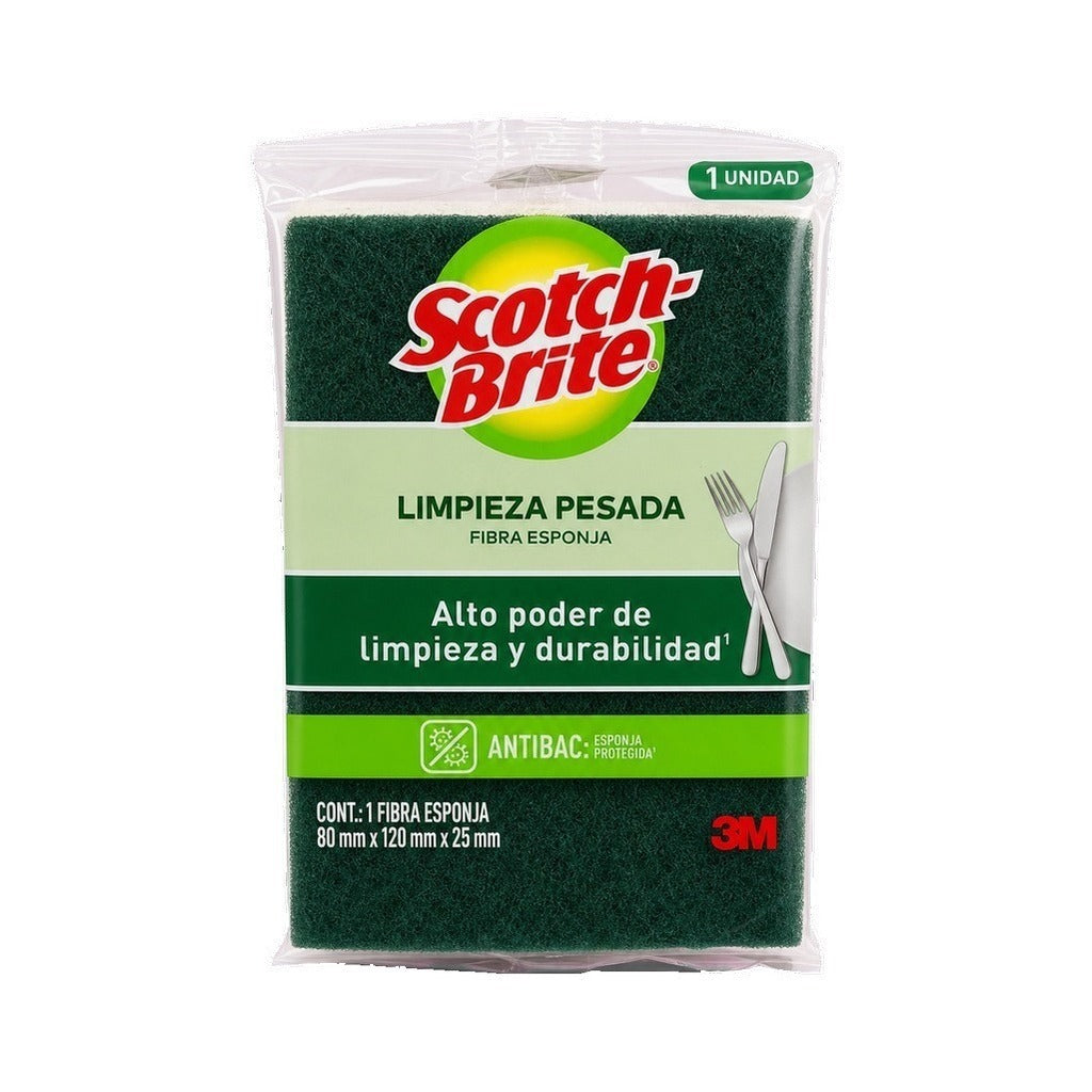 Scotch-Brite Heavy Duty Green Scour Pads - 5 Pack