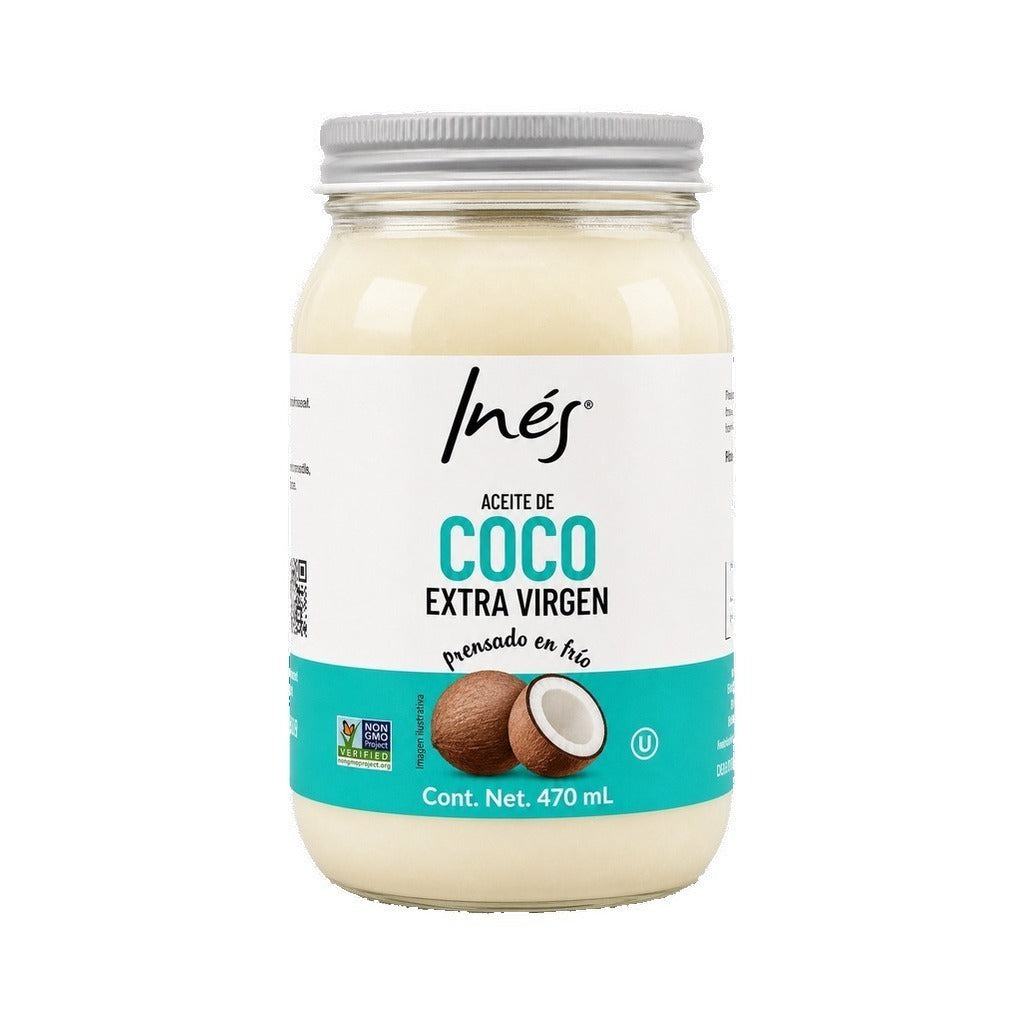 Inés Extra Virgin Cold-Pressed Coconut Oil - 470ml