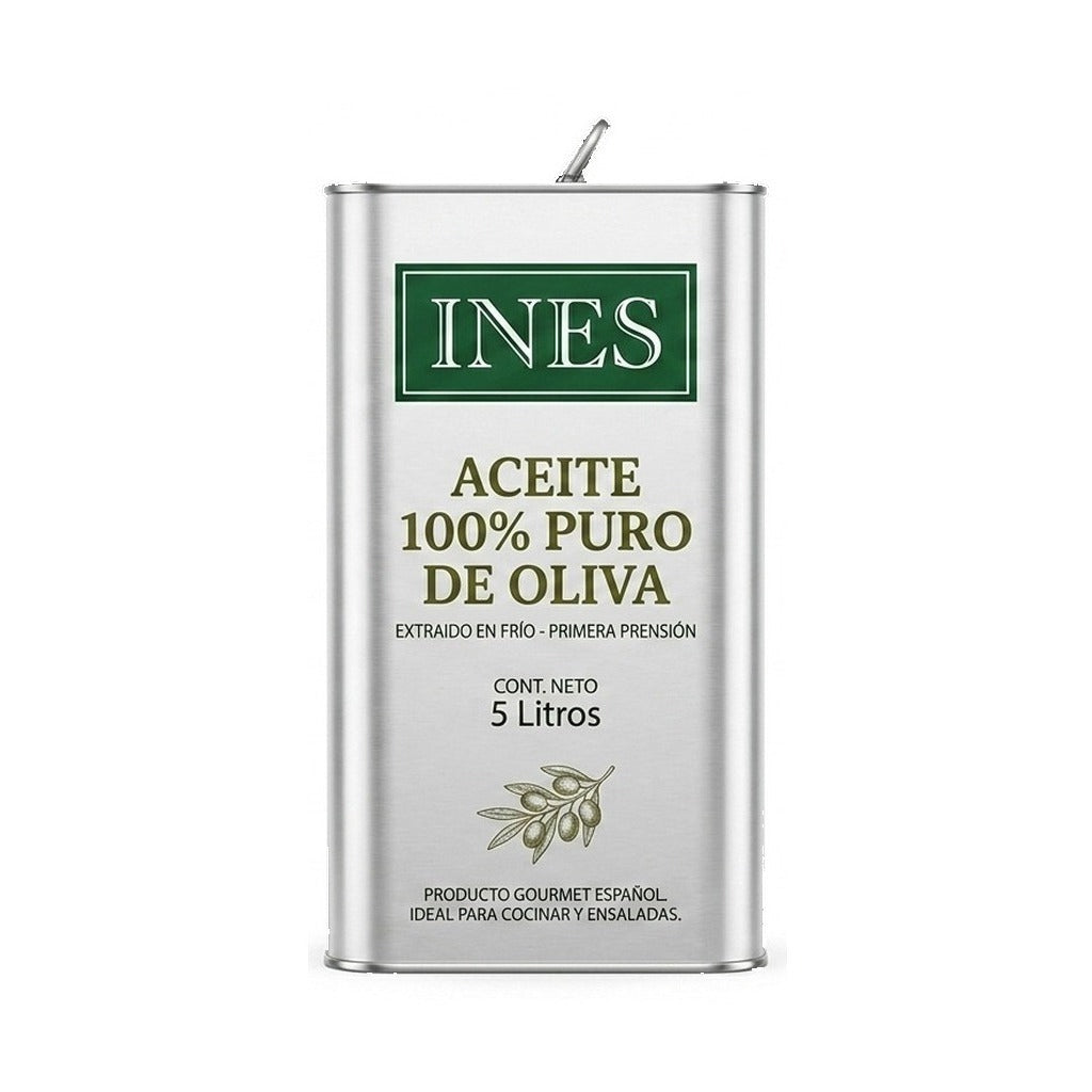Aceite 100% Puro De Oliva Ines 5Lt